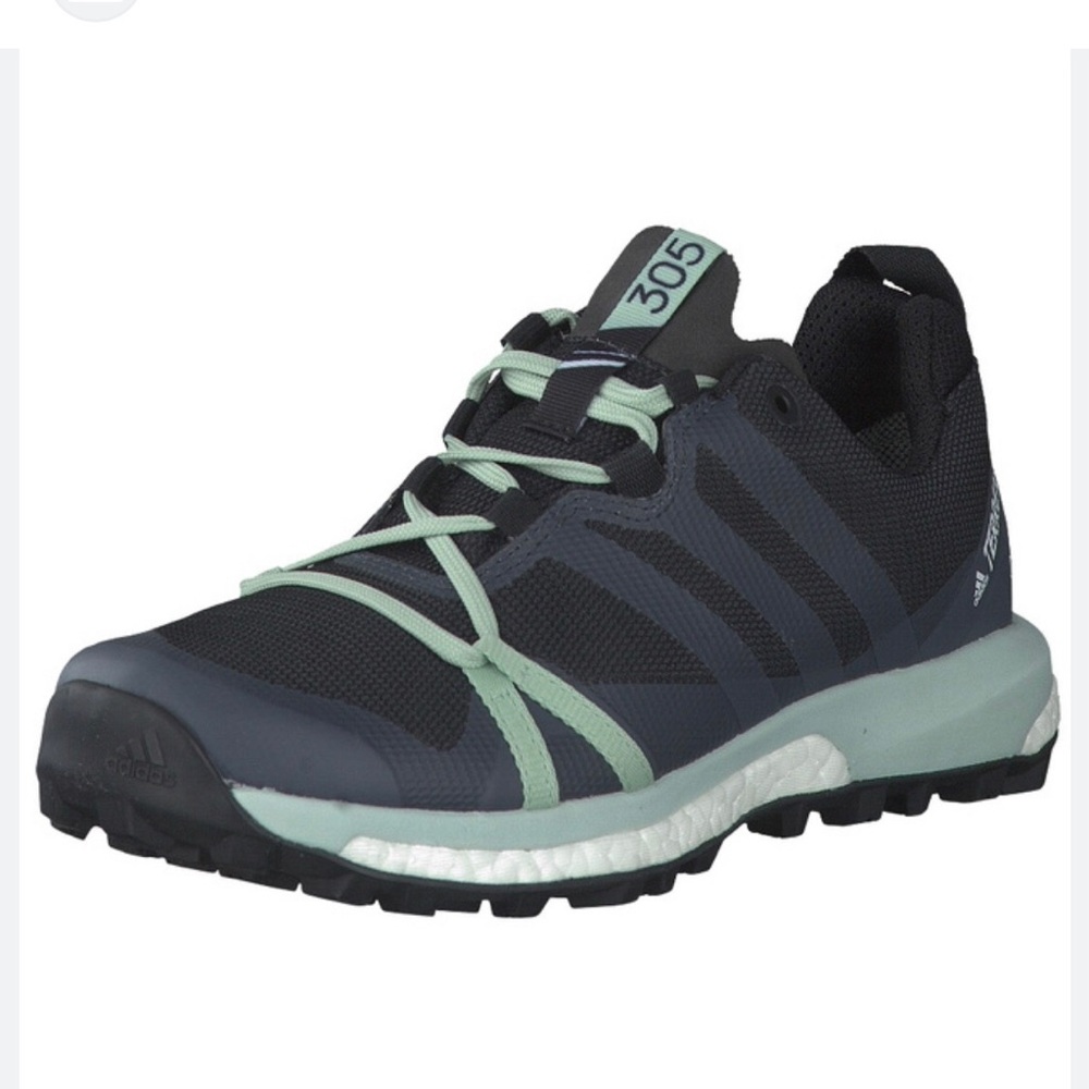 Adidas Carbon/Core green  Terrex Skychaser LT GORE-TEX Athletic Sneakers